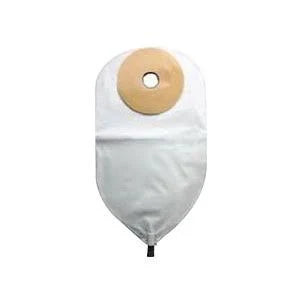 Nu-flex Post-op Adult Urine Pouch 1-3/8" Pre-cut Opening With Minimal Convexity, 24 Oz