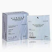 Vitale Silicone Composite Dressings, 3.5" X 4"