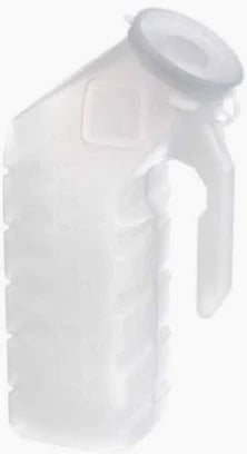 Male Urinal, 32 Oz., Cap Helps Confine Odors