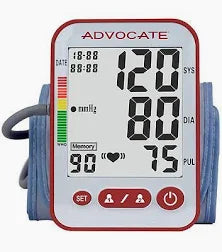 Advocate Upper Arm Blood Pressure Monitor With Large Cuff