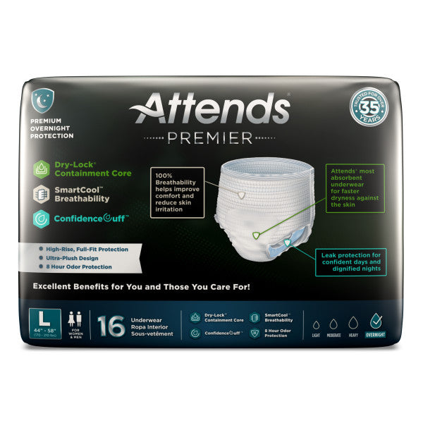 Attends Premier Underwear, Large