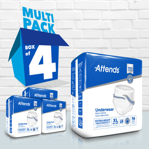 Attends Underwear, Extra Heavy Absorbency, X-Large