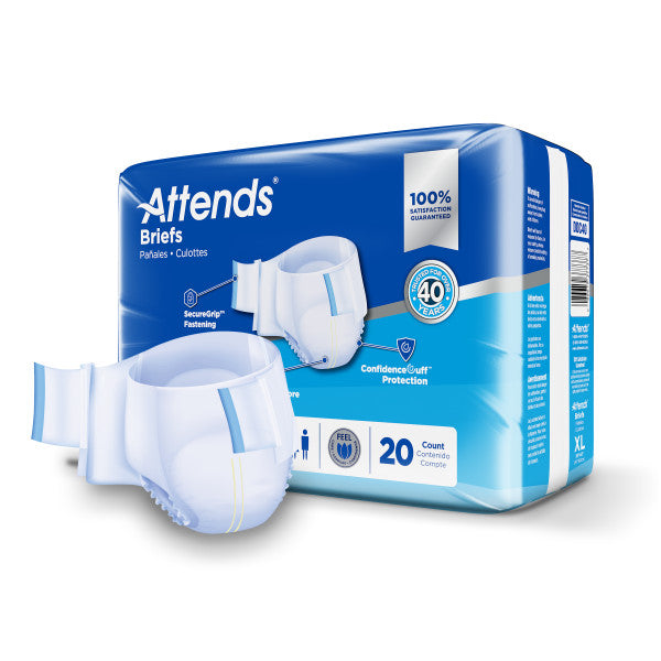 Attends Briefs, Ultimate Absorbency, XL