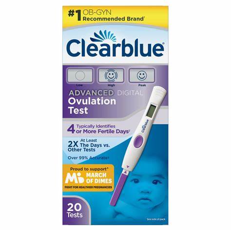 Clearblue Advanced Digital Ovulation Kit, 20 Ct