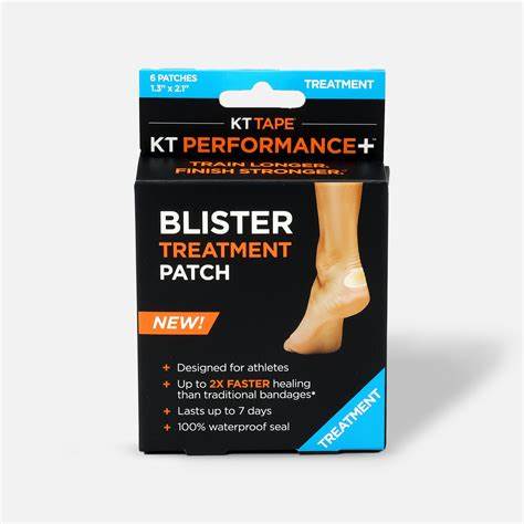 Kt Tape Blister Treatment Patch, 6 Ct - Replaces Kj9022592