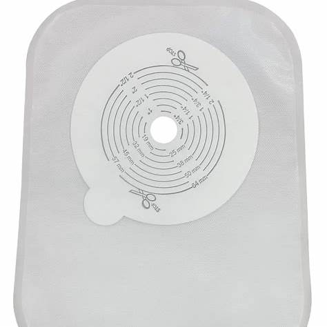 Entrust 1 Piece Cut To Fit, 3/4" - 2-1/2" Stoma, Transprarent, Filter, Standard, 12" Closed End