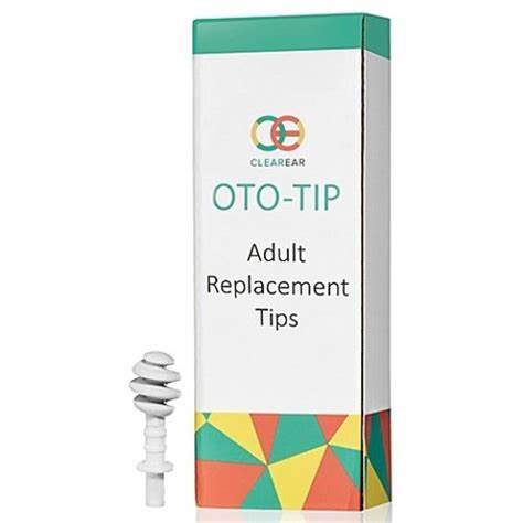 OTO-TIP adult replacement tips box with spiral ear cleaning tip for personal care