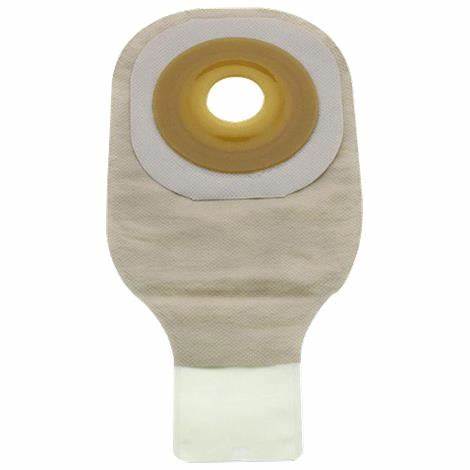 Drainable Pouch, Barrier Trim-to-fit, 1/2" Starter Hole, Roll-up, Deep Convexity, 24 Oz. (11"), 4" Foam