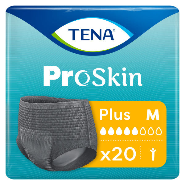 TENA ProSkin Protective Incontinence Underwear for Men, Moderate Absorbency, Medium, 34" - 44".