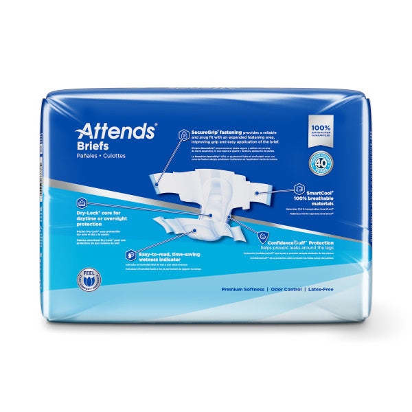 Attends Briefs, Ultimate Absorbency, Large