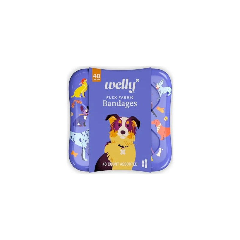 Welly Health Bravery Bandages, Dogs, 48 Ct