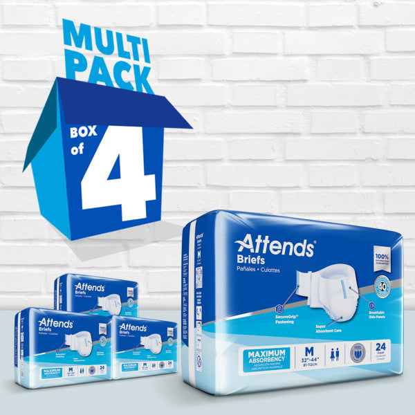 Attends Brief, Maximum Absorbency, Medium