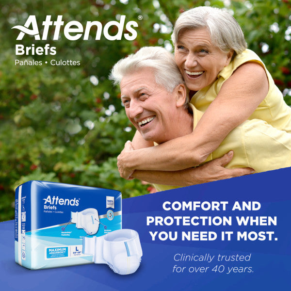 Attends Briefs, Ultimate Absorbency, Large