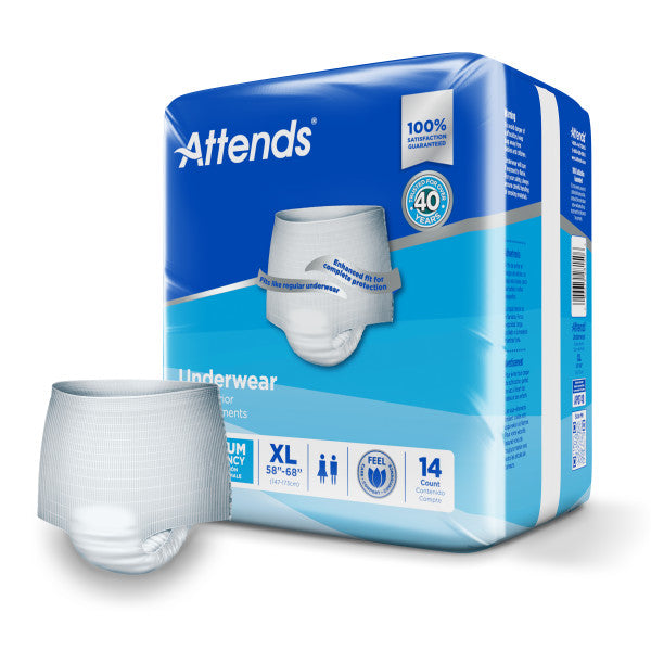Attends Underwear, Maximum Absorbency, X-Large
