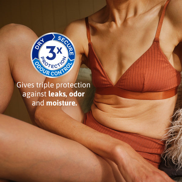 TENA Sensitive Care Moderate Bladder Leakage Pad for Women, Moderate Absorbency, Regular Length, 11"