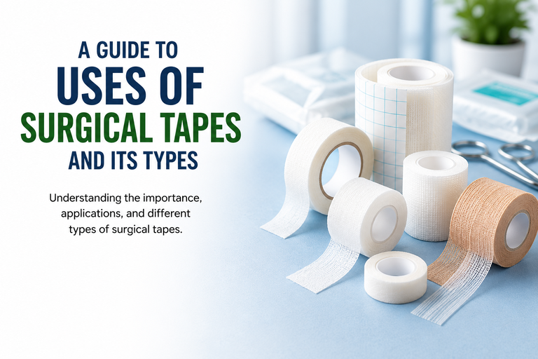 A Guide to Uses of Surgical Tapes and Its Types