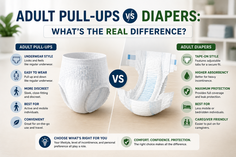 Adult Pull-Ups vs Diapers