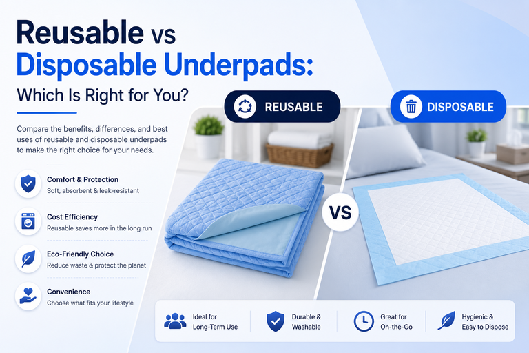 reusable vs disposable underpads
