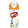 Boost Very High Calorie vanilla nutritional drink carton, 530 calories, 22g protein, 8 fl oz