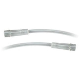 Clear medical extension tubing with connectors for medical supply use