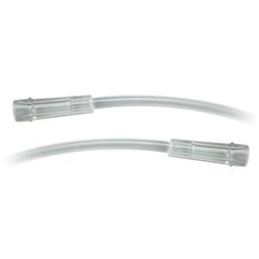 Clear medical extension tubing with connectors for medical supply use