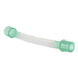 Flexible medical tubing with green connectors for respiratory or oxygen therapy
