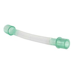 Flexible medical tubing with green connectors for respiratory or oxygen therapy