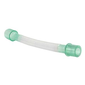 Flexible medical tubing with green connectors for respiratory or oxygen therapy
