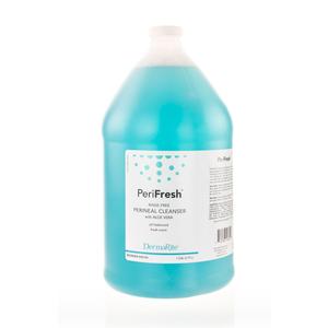 Large bottle of PeriFresh perineal cleanser with aloe vera for home medical care