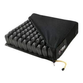 Medical air cushion with black cover, designed for pressure relief and comfort support