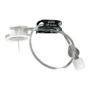22G infusion set with needle, tubing, hub, and luer lock connector for medical use