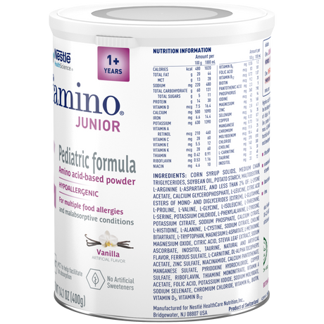 Alfamino Junior, Vanilla Powder, 14.1 Oz