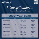 Attends Sleep Comfort™ Premium Overnight Underwear, Large