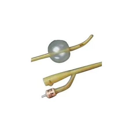 Latex Foley catheter with balloon, sterile urinary drainage medical supply