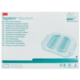 3M Tegaderm Absorbent clear acrylic wound dressing box, medical supply product packaging