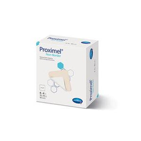 Proximel Non-Border foam dressing box for medical wound care, front view