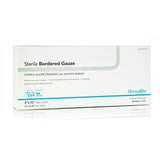 Sterile bordered gauze box, adhesive medical dressing for wound care