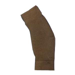 Brown compression arm sleeve for medical support on white background