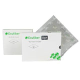 Exufiber Ag plus wound dressing boxes and packaging for medical supplies