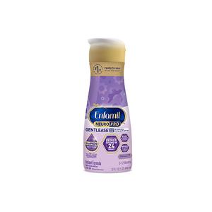 Enfamil NeuroPro Gentlease infant formula bottle, ready-to-use, 2 fl oz, purple label