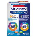 Mucinex Fast-max  Liquid Gels Day Night Cold And Flu 24 Ct