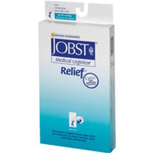 JOBST Relief medical legwear packaging for compression stockings with gradient blue design