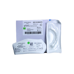 Sterile tracheostomy tube inner cannula 7.0mm with packaging for airway management