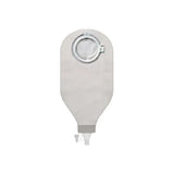 Ostomy pouch with filter and drainable bottom, medical supply for stoma care