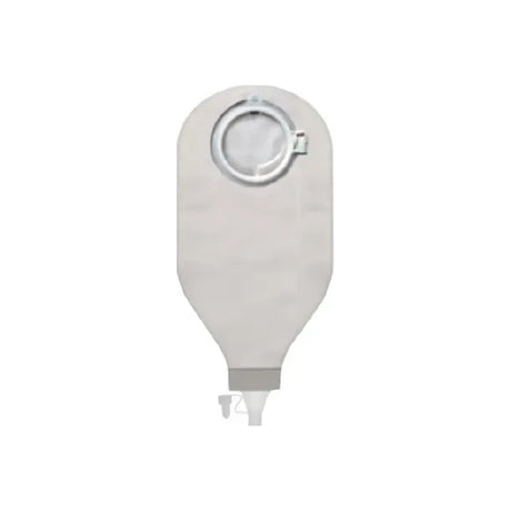 Ostomy pouch with filter and drainable bottom, medical supply for stoma care