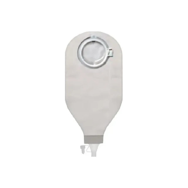 Ostomy pouch with filter and drainable bottom, medical supply for stoma care
