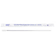 12 Fr intermittent straight male catheter with sterile packaging on a white background.