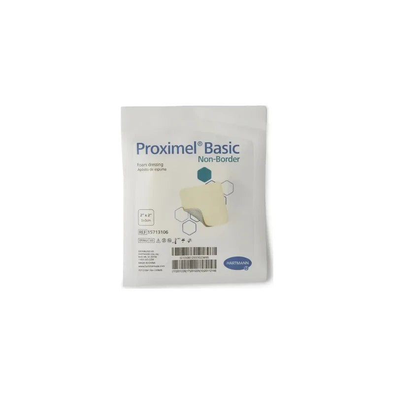 Proximel Basic Non-bordered Foam Dressing, 2" X 2"