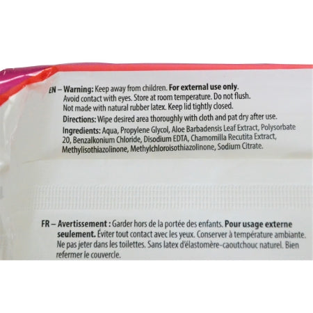 Cardinal Health Personal Cleansing Cloth, Non-flushable, Fragrance Free, 9 X 13"