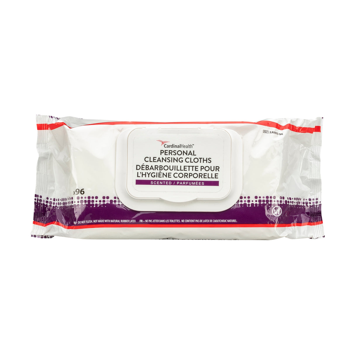 Cardinal Health Personal Cleansing Cloth, Non-flushable, Fragrance Free, 9 X 13"
